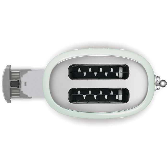 Smeg Tostadora 2X2 Estilo 50' Verde TSF01PGEU 3 Smeg Tostadora 2X2 Estilo 50' Verde TSF01PGEU 3