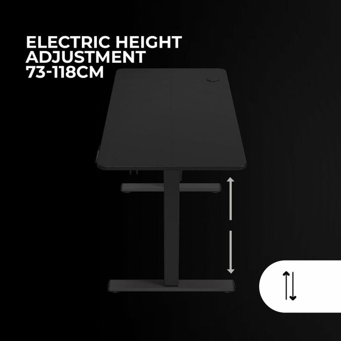 Mesa de Escritorio Gaming Mars Gaming ERGO Negro 5