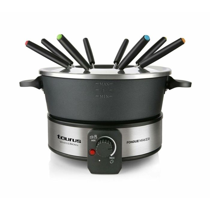 FONDUE TAURUS FF2 - 1000W - TERMOSTATO REGULABLE - CAPACIDAD 2L - 8 PINCHOS - ANTIADHERENTE - PIES ANTIDESLIZANTES 14