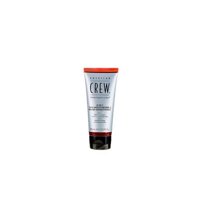 American Crew Hidratante Facial y Acondicionador de Barba 2 en 1 - Ligero, Suaviza y Acondiciona - 100ml