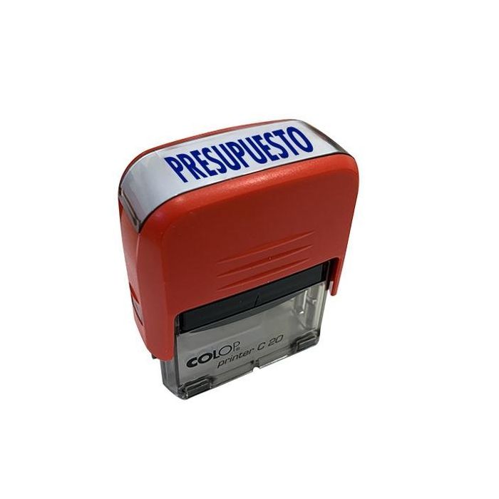 Colop Sello Printer C20 Formula " Presupuesto " Almohadilla E-20 14x38 mm Azul Colop Sello Printer C20 Formula " Presupuesto " Almohadilla E-20 14x38 mm Azul