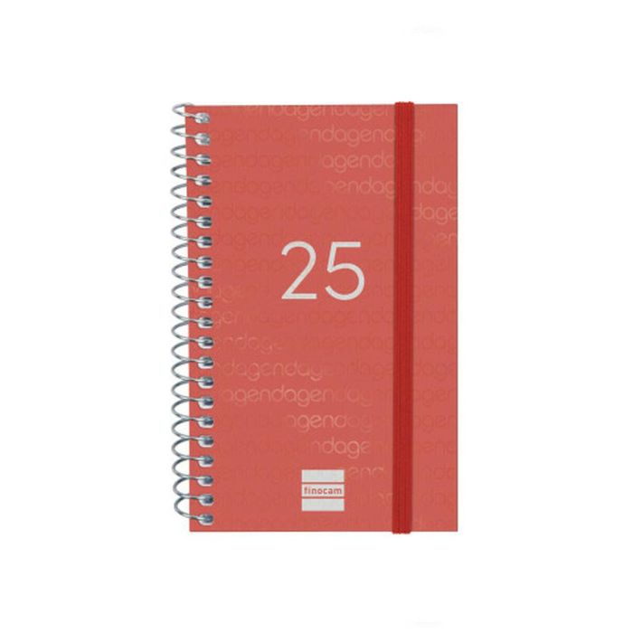 Agenda Finocam YEAR Rojo Mini 7,9 x 12,7 cm 2025