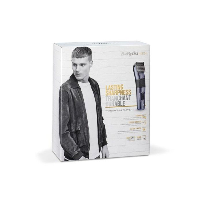 BABYLISS E976E - Cortapelos - 26 alturas de corte - Cuchillas de titanio duraderas y ultrarresistentes - Pantalla LED 3 BABYLISS E976E - Cortapelos - 26 alturas de corte - Cuchillas de titanio duraderas y ultrarresistentes - Pantalla LED 3
