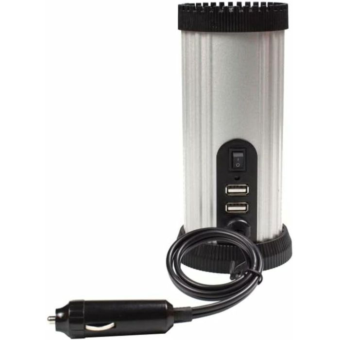 Gembird EG-PWC150-01 adaptador e inversor de corriente Auto 150 W Negro, Gris 1