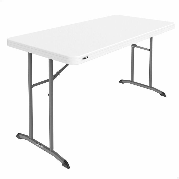 Mesa Plegable Lifetime Blanco 152 x 74 x 76 cm Mesa Plegable Lifetime Blanco 152 x 74 x 76 cm