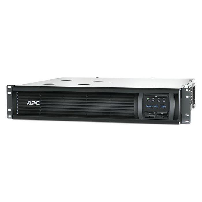 APC SMT1500RMI2UC Sistema de Alimentación Ininterrumpida (UPS) Línea Interactiva 1,5 kVA 1000 W 4 Salidas AC Montaje en Rack 2U Negro APC SMT1500RMI2UC Sistema de Alimentación Ininterrumpida (UPS) Línea Interactiva 1,5 kVA 1000 W 4 Salidas AC Montaje en Rack 2U Negro