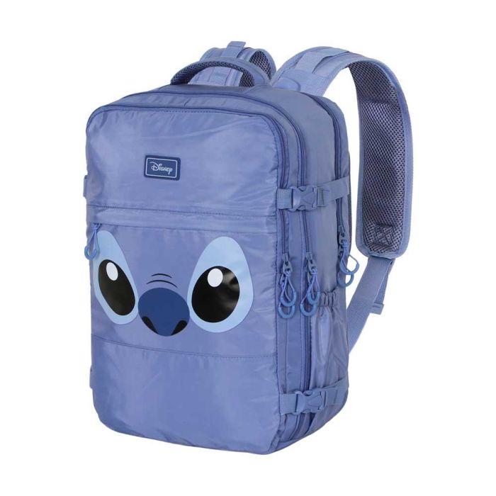 Mochila de Viaje Mercury Grande 47x23x33cm Face Disney Lilo y Stitch Azul