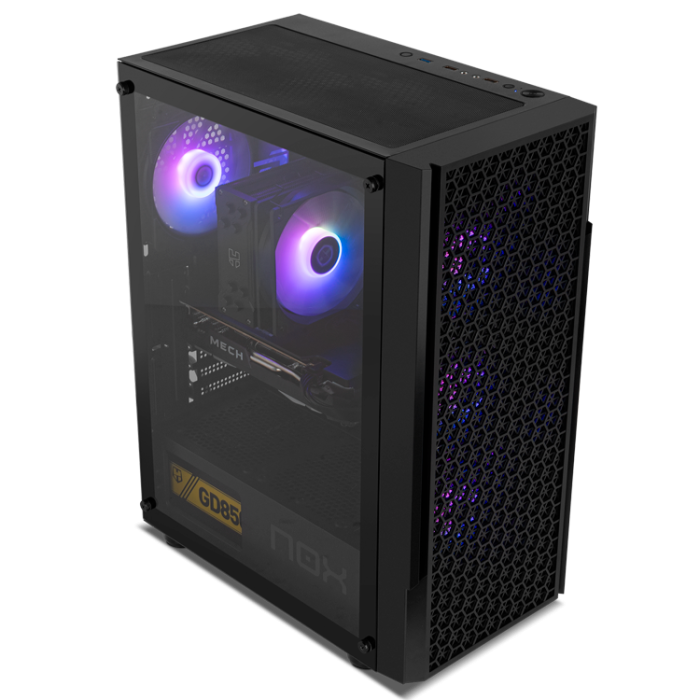 NOX Caja Semitorre Infinity Beta NXINFTYBETA Negra ARGB USB 3.0 con Ventana Cristal Templado ATX Midi Tower 1 NOX Caja Semitorre Infinity Beta NXINFTYBETA Negra ARGB USB 3.0 con Ventana Cristal Templado ATX Midi Tower 1