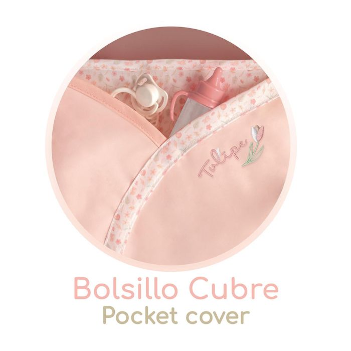 Decuevas Coche de Muñeca Plegable con Sombrilla y Bolso para Muñecas hasta 48 cm, +36 meses 6 Decuevas Coche de Muñeca Plegable con Sombrilla y Bolso para Muñecas hasta 48 cm, +36 meses 6