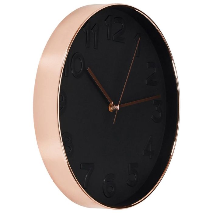 Home Deco Factory Reloj de Pared Negro Lounge 30.5 cm Diámetro 4
