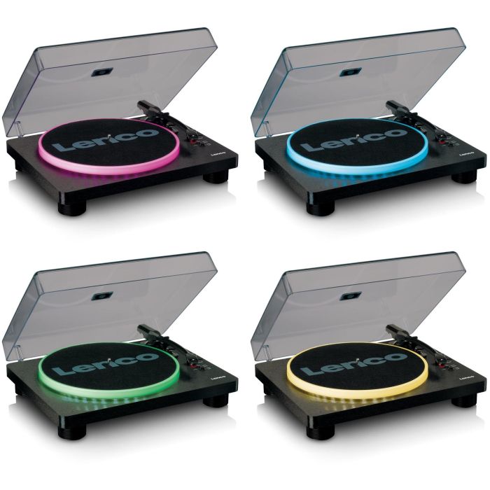 Lenco LS-50LED Tocadiscos con Altavoces y Luces LED - Negro 7 Lenco LS-50LED Tocadiscos con Altavoces y Luces LED - Negro 7