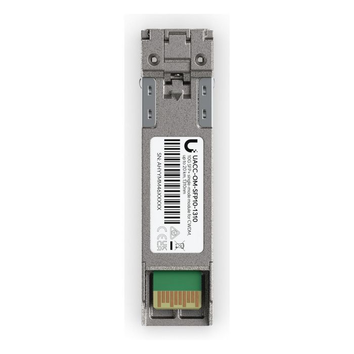 Ubiquiti UACC-OM-SFP10-1310 Transceptor SFP+ Fibra Óptica 10G LC, 20 km, 1310 nm, Monomodo