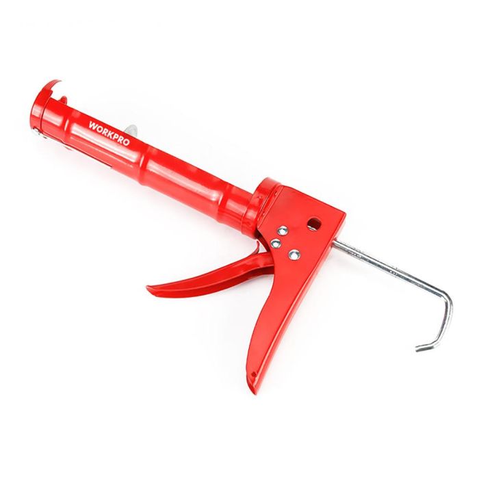 Workpro Pistola selladora 230 mm con eje rotativo, función corta punta y rompesello, roja 0 Workpro Pistola selladora 230 mm con eje rotativo, función corta punta y rompesello, roja 0