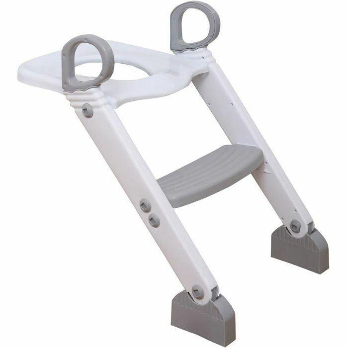 Dreambaby Reductor de Inodoro STEP-UP AAAAT52835 Asiento de Entrenamiento para Ir al Baño 2 Niveles Regulables Gris