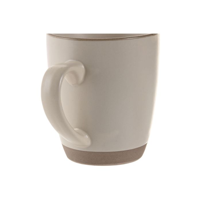 Mug Basicos DKD Home Decor Beige 9 x 10.5 x 12 cm (6 Unidades) 2 Mug Basicos DKD Home Decor Beige 9 x 10.5 x 12 cm (6 Unidades) 2