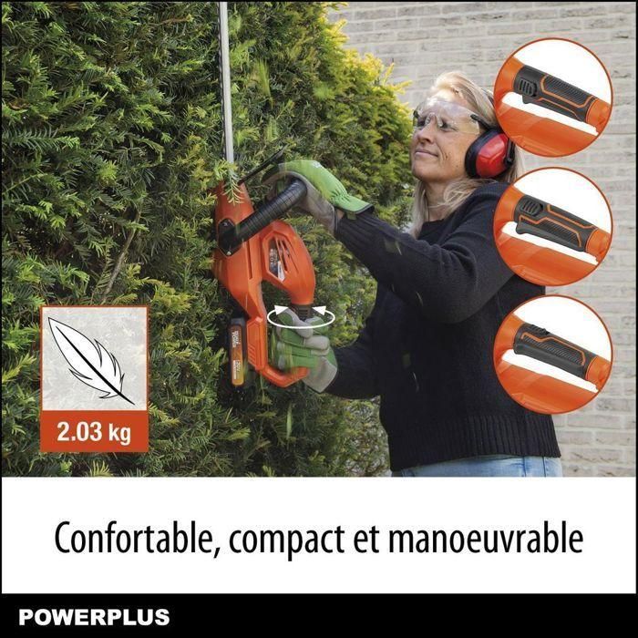 Tamaño de altura de potencia dual POWDPG75320 Batería - 20 V, batería y cargador incluidos, cuchilla de 580 mm, desviación de 18 mm 3 Tamaño de altura de potencia dual POWDPG75320 Batería - 20 V, batería y cargador incluidos, cuchilla de 580 mm, desviación de 18 mm 3