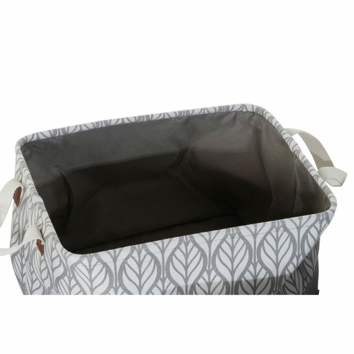 Cesta Boho DKD Home Decor Azul Marino Gris 30 x 24 x 40 cm Set de 3 (2 Unidades) 1