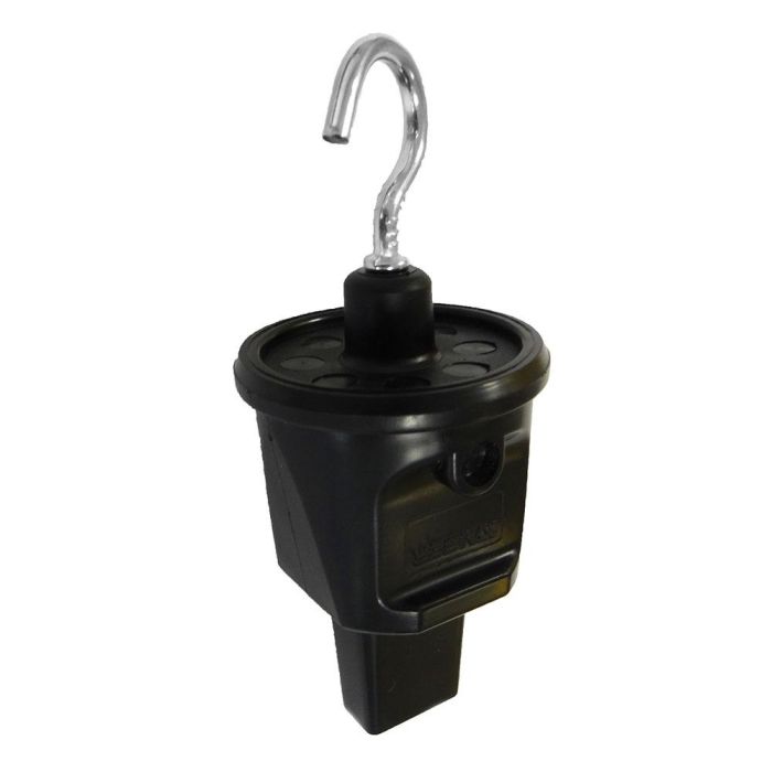 Kaiser 11602 Soporte gancho fijación para cable rectangular 5x11mm, goma, negro 1