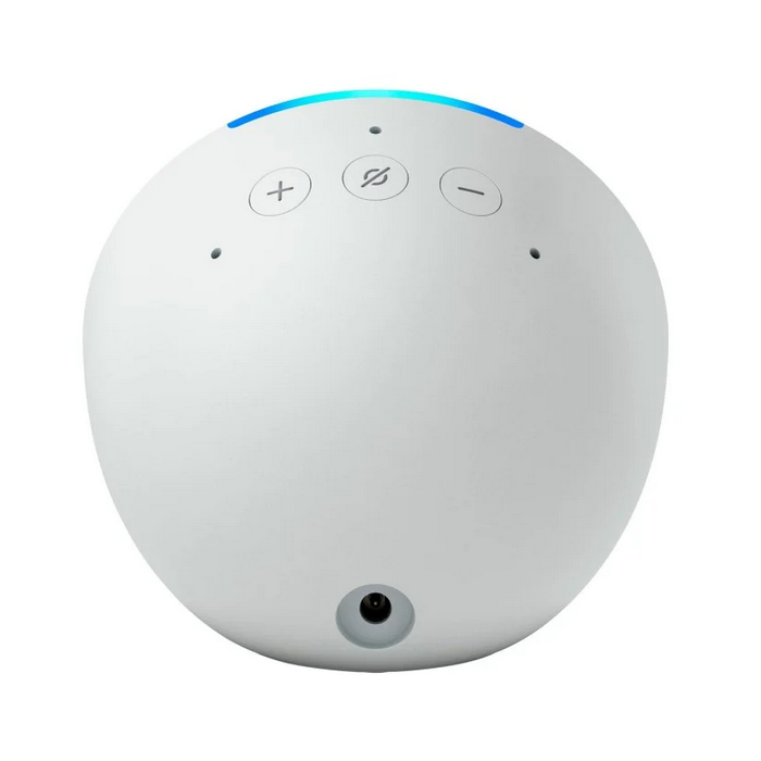 Amazon Echo Pop Altavoz Inteligente con Alexa Asistente de Voz Compacto Blanco para Hogar Digital 2