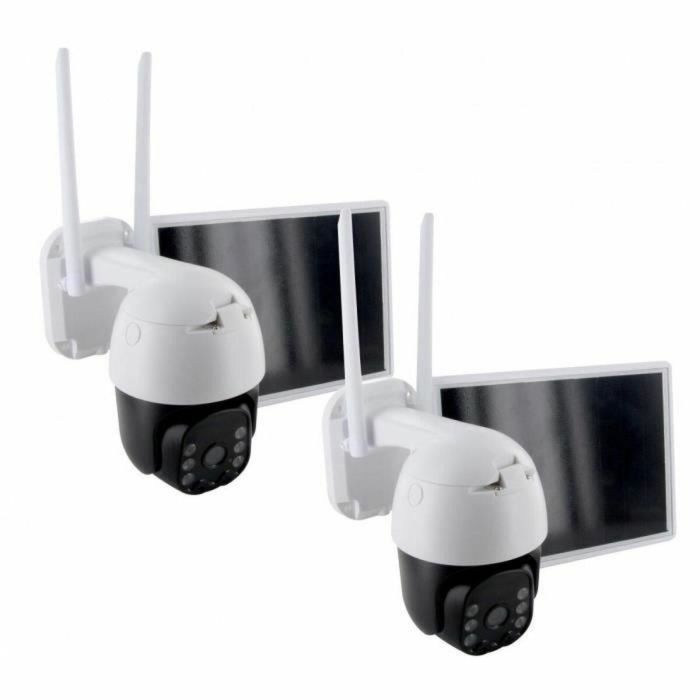 Chacon 2-IPCAM-DM02 Pack 2 Cámaras Seguridad Exterior WiFi con Panel Solar y Batería, Google Home y Alexa 3 Chacon 2-IPCAM-DM02 Pack 2 Cámaras Seguridad Exterior WiFi con Panel Solar y Batería, Google Home y Alexa 3