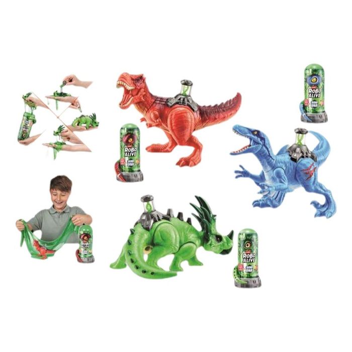 Figura dinosaurio robo alive dino dna, con slime - modelos surtidos 5 Figura dinosaurio robo alive dino dna, con slime - modelos surtidos 5