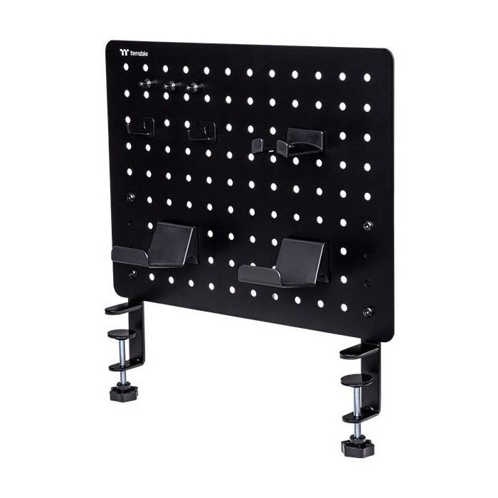 Thermaltake GEA-GDP-DPMBLK-01 Gaming Desk Pegboard Medium Negro (420x96x477mm) Soporte de Acero para Escritorio Gaming
