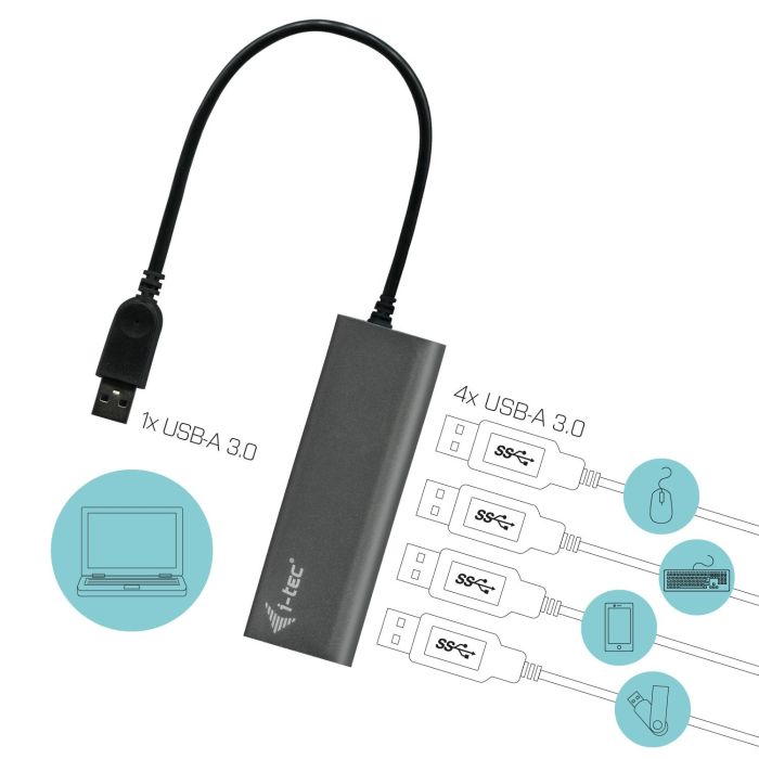 Hub USB i-Tec U3HUB448 2