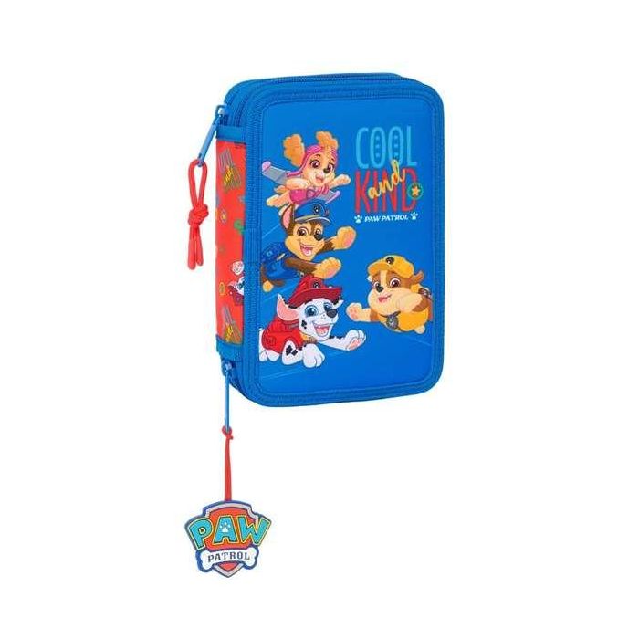 Safta Plumier Doble Pequeño Paw Patrol "Cool" 29 Piezas 12,5x19,5x4 cm