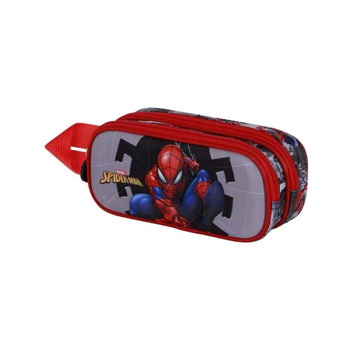 Karactermania Estuche Portatodo Doble 3D Spiderman Symbol Gris 22 x8 x9,5 cm 1 Karactermania Estuche Portatodo Doble 3D Spiderman Symbol Gris 22 x8 x9,5 cm 1