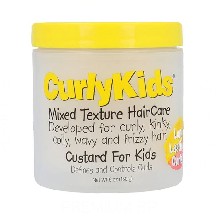 Curly Kids Gel/Crema Custard Para Niños - Define y Controla los Rizos 180G/6Oz