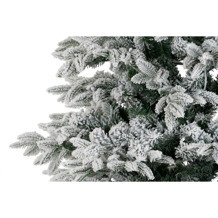 Arbol Navidad Alpina DKD Home Decor Blanco Verde 140 x 210 x 140 cm 4