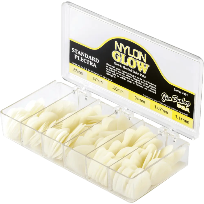 Dunlop Nylon Glow Standard Caja De 216 Ud - 5 Medidas 1