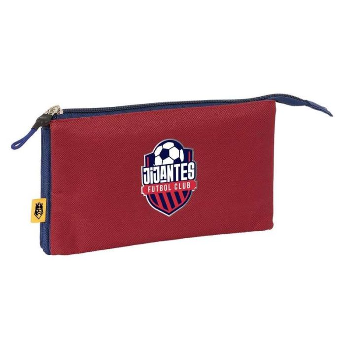 Bolso Escolar Portatodo Safta Triple Kings League Jijantes 120x220x30 mm