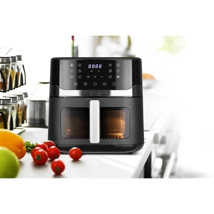 Freidora sin aceite Arthur Martin 10L 1800W negra - ampaf1800 3