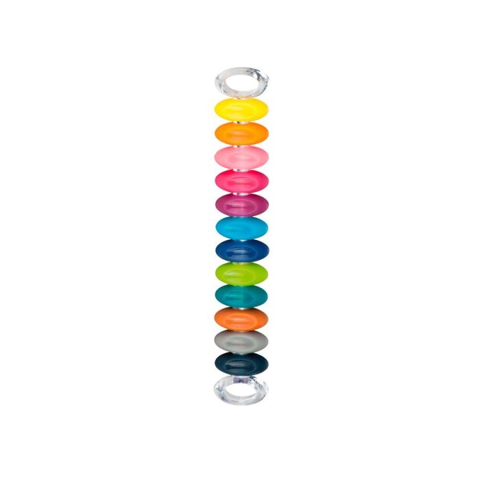 Tescoma Marcadores de Copas Uno vino, Juego de 12 Unidades, Colores Surtidos Tescoma Marcadores de Copas Uno vino, Juego de 12 Unidades, Colores Surtidos