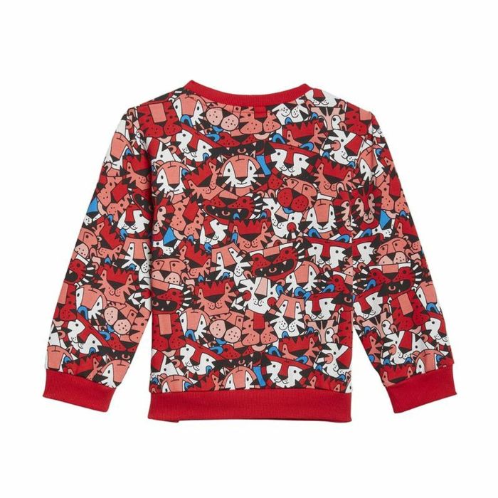 Conjunto Deportivo para Niños Jogger Adidas Rojo 6-9 meses 3