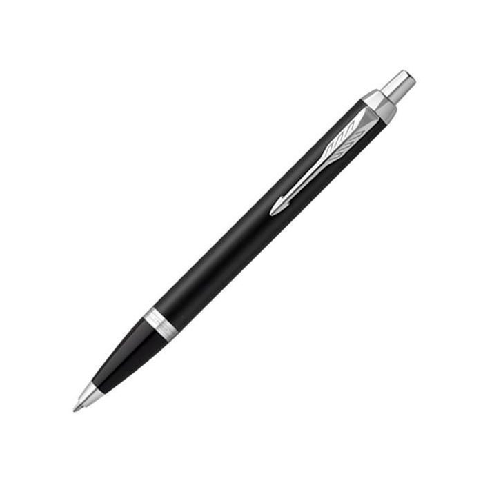 Parker Bolígrafo Retráctil Im Essential CT Negro Mate - Diseño Clásico, Mecanismo de Botón, Incluye Recarga