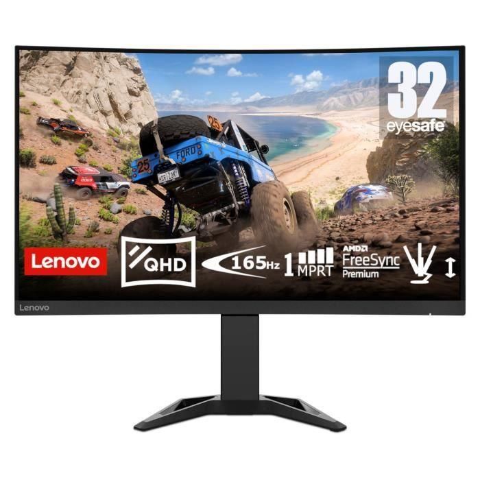 Monitor curvo para PC para juegos LENOVO Legion G32qc-30 | 32 2K QHD - 165 Hz - 1 ms - HDMI - FreeSync Premium Monitor curvo para PC para juegos LENOVO Legion G32qc-30 | 32 2K QHD - 165 Hz - 1 ms - HDMI - FreeSync Premium