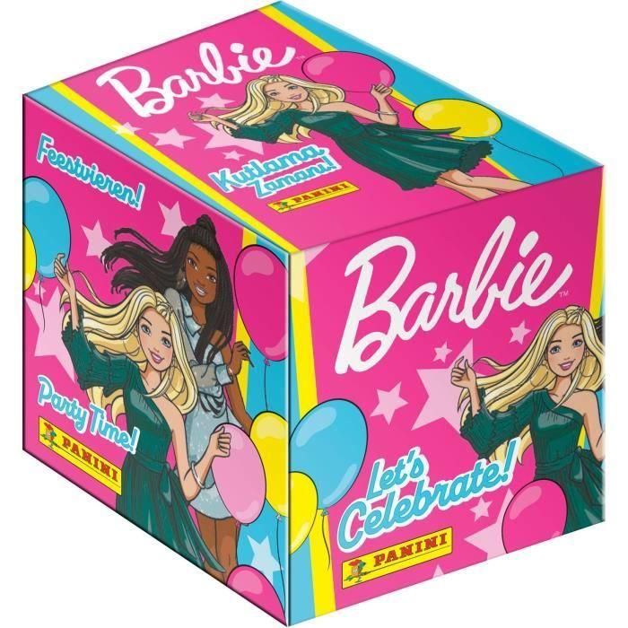Caja PANINI Barbie 65 Aniversario 36 bolsillos 180 pegatinas 1 Caja PANINI Barbie 65 Aniversario 36 bolsillos 180 pegatinas 1