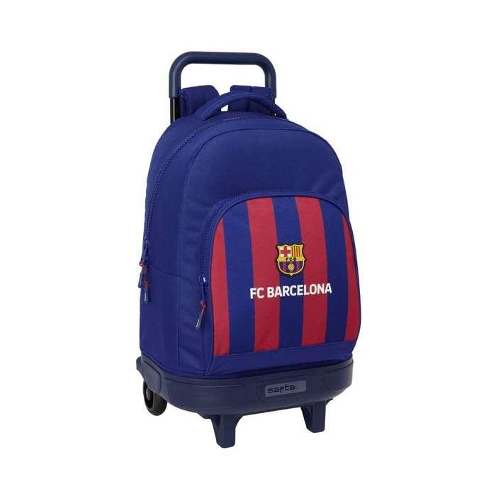 Mochila Safta Grande Con Ruedas Compact Extraible F.C. Barcelona 450x330x220 mm Mochila Safta Grande Con Ruedas Compact Extraible F.C. Barcelona 450x330x220 mm