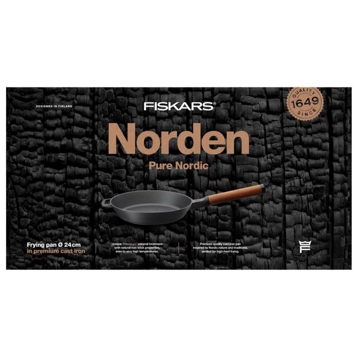 Sartén Hierro Fundido Fiskars 24 cm  3