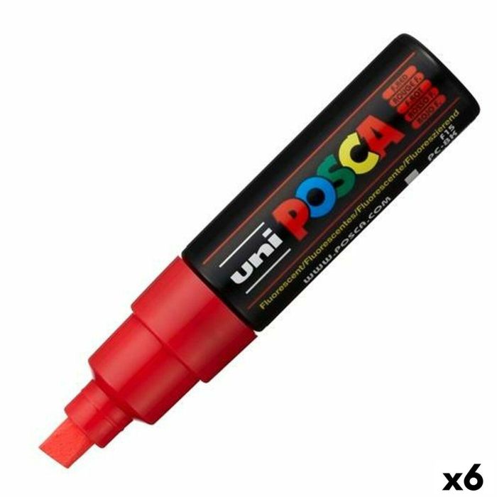 Rotuladores POSCA PC-8K Rojo (6 Unidades) Rotuladores POSCA PC-8K Rojo (6 Unidades)