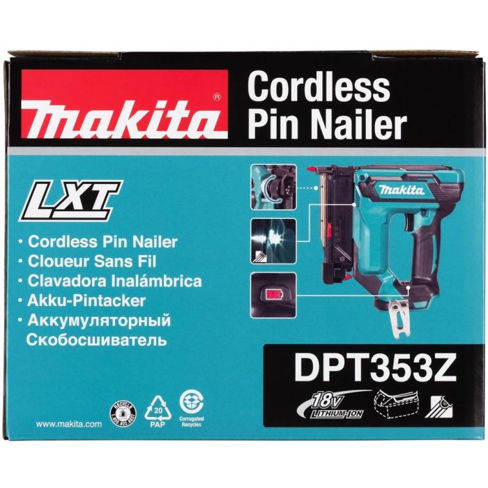 Makita DPT353Z Clavadora de Pasadores a Batería 8