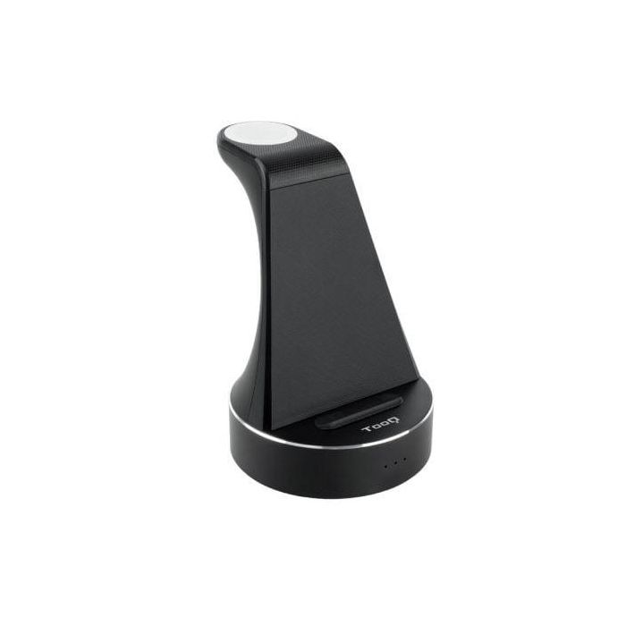 Tooq TQCD02W Base de Carga Inalámbrica 15W con Certificación MFI para Apple Watch, iPhone y Smartphone, Carga Simultánea Qi, Negro Tooq TQCD02W Base de Carga Inalámbrica 15W con Certificación MFI para Apple Watch, iPhone y Smartphone, Carga Simultánea Qi, Negro