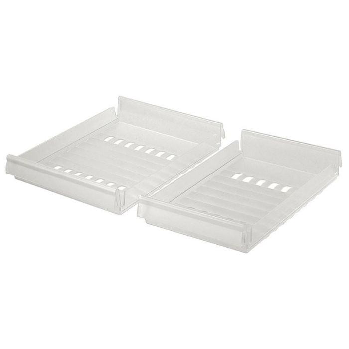 VIBO F508 Bandeja ABS para Zapatero Translúcida, Ancho 242mm, Alto 88mm, Fondo 510mm, para Módulo de 320mm