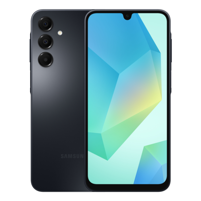 Samsung SM-A165FZKBEUB Smartphone Galaxy A16 128GB 4GB RAM Pantalla 6.7" Super AMOLED 90Hz Cámara 50MP Batería 5000mAh Negro