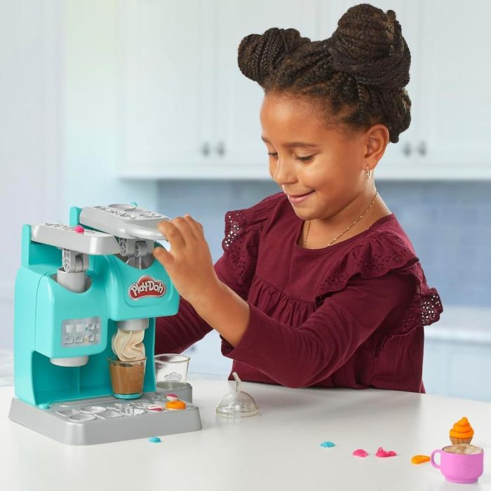 Hasbro Play-Doh Super Cafetera Colorida Playset - Crea Batidos y Dulces 6