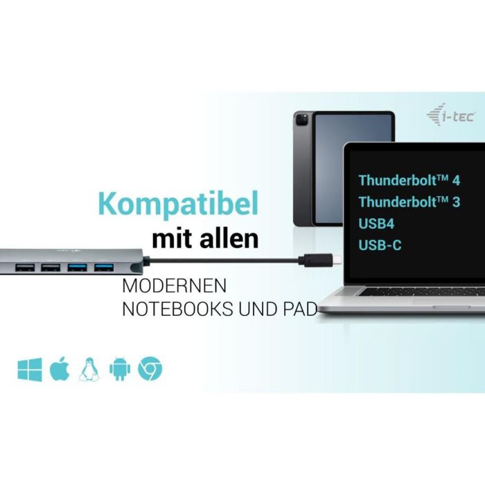 Funda para Teclado i-Tec C31NANOHDM2DOCPD 5 Funda para Teclado i-Tec C31NANOHDM2DOCPD 5