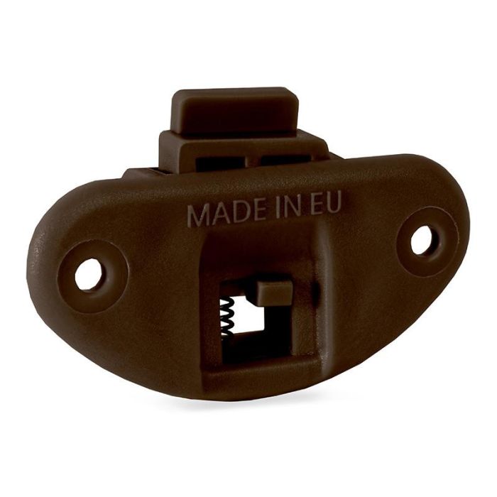 HERRAJES ALK Patin Superior Rumor Marron para Puerta Corredera 12-15 kg