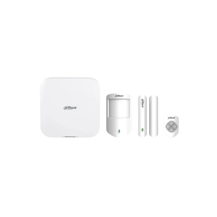Dahua (DHI-ART-ARC3800H-03-CAM-FW2(868)) Kit de Alarma 4G, Panel 150 Dispositivos Vía Radio, PIRCAM, Pulsador, PIR, Contacto Magnético